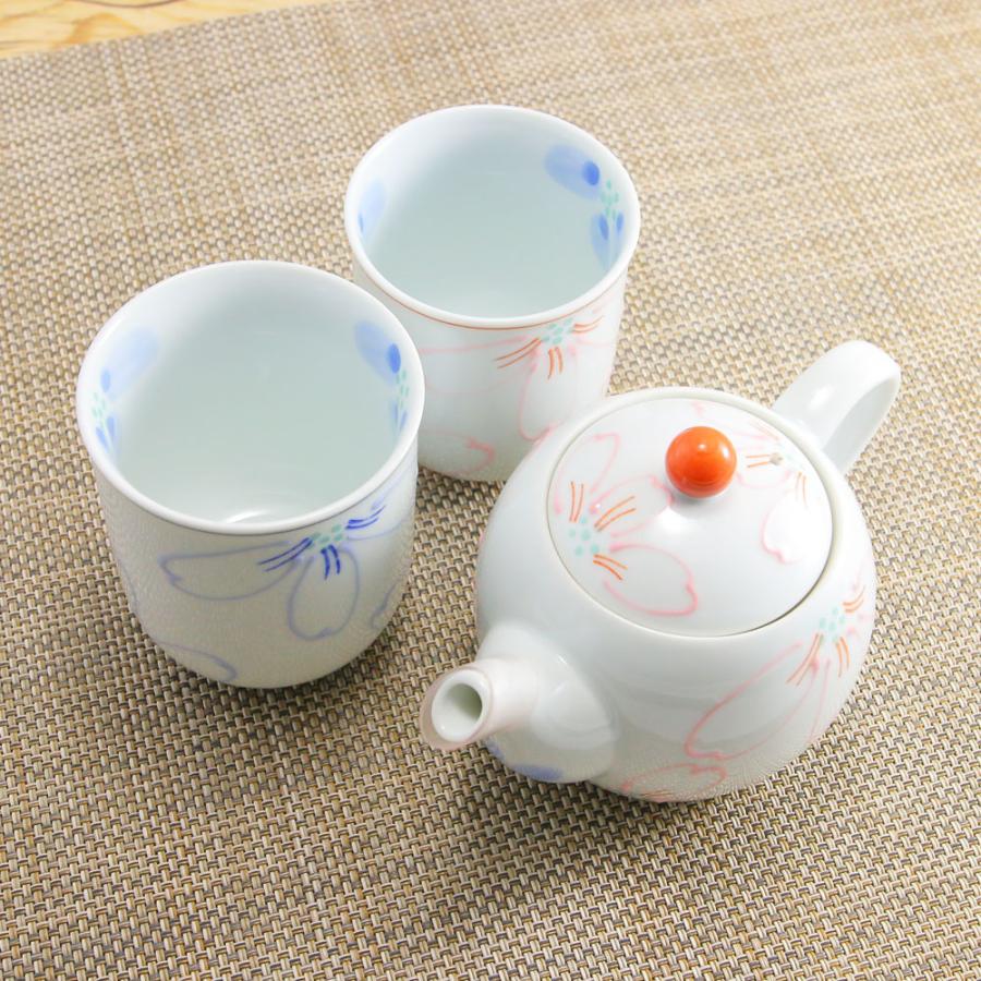 急須・夫婦湯呑セット 有田焼 波佐見焼 宴（プチポット・夫婦湯呑 