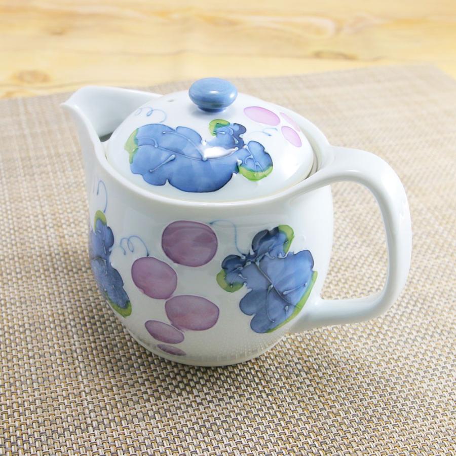 急須・夫婦湯呑セット 有田焼 波佐見焼 マスカット（ポット・夫婦湯呑