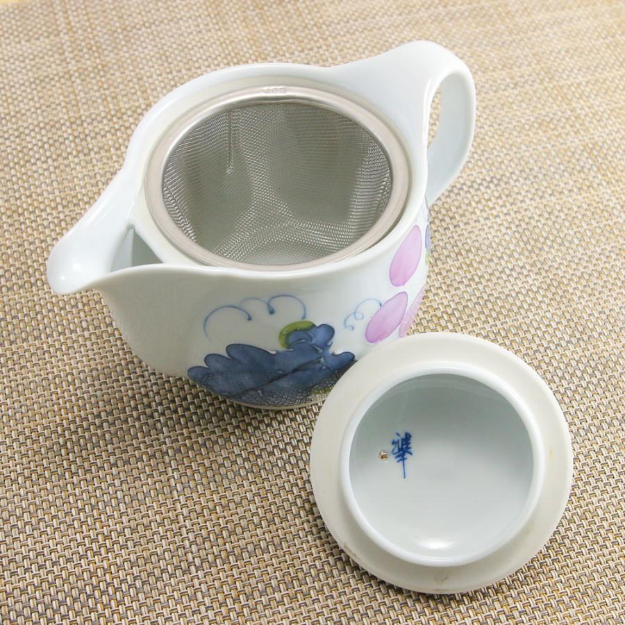 急須・夫婦湯呑セット 有田焼 波佐見焼 マスカット（ポット・夫婦湯呑