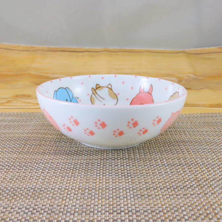 丼（どんぶり）小鉢 美濃焼 子供用食器 アニマルフェイス（ラーメン鉢
