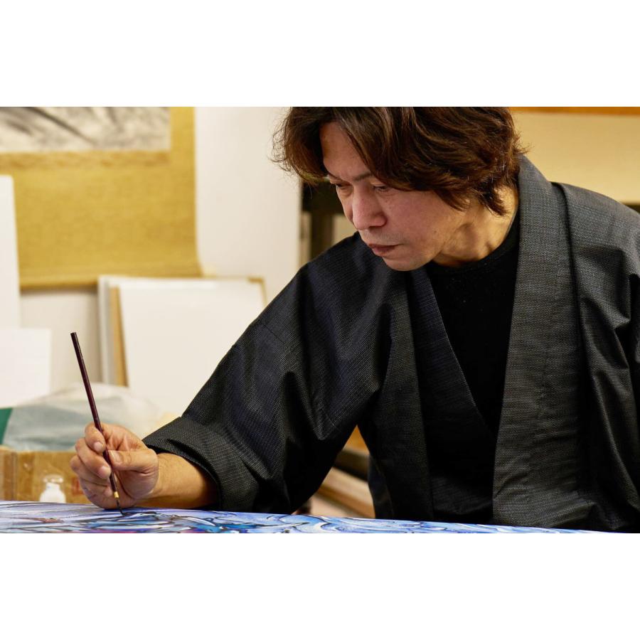 大陶額 金龍窯 有田焼 古伊万里 中村一代作 「双龍 天空の戦い 大陶額 金龍窯 有田焼 古伊万里 中村一代作 「双龍 天空の戦い