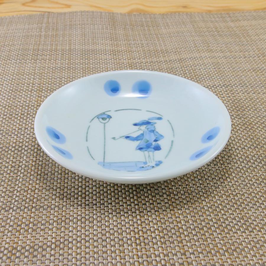 小皿 有田焼 慕情4寸小皿 醤油皿 取皿 異人 オランダ｜和食器 陶器 三