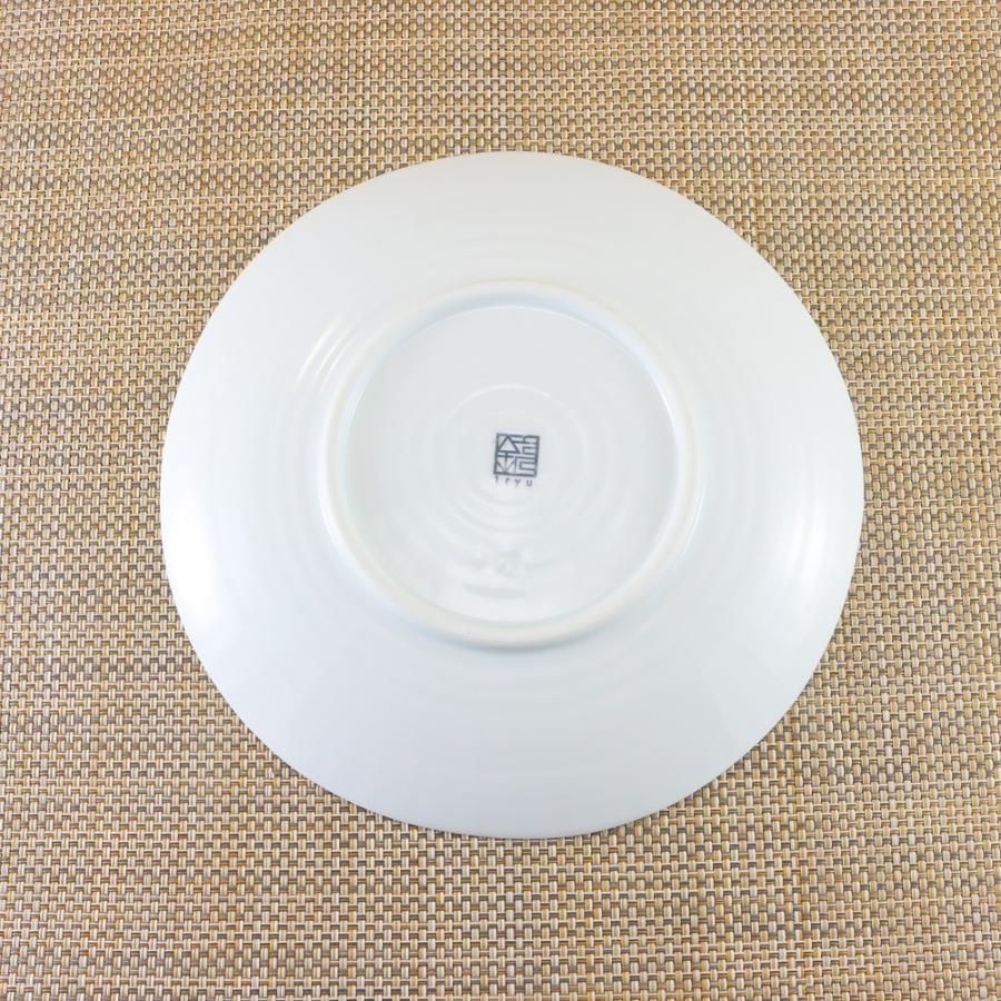 平皿 有田焼 波佐見焼 白磁シノギ中皿 手彫りしのぎ 丸皿 取皿 中皿