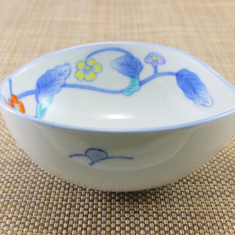 小鉢 有田焼 花弁型 唐草花びら小鉢 取皿｜和食器 陶器 三階菱