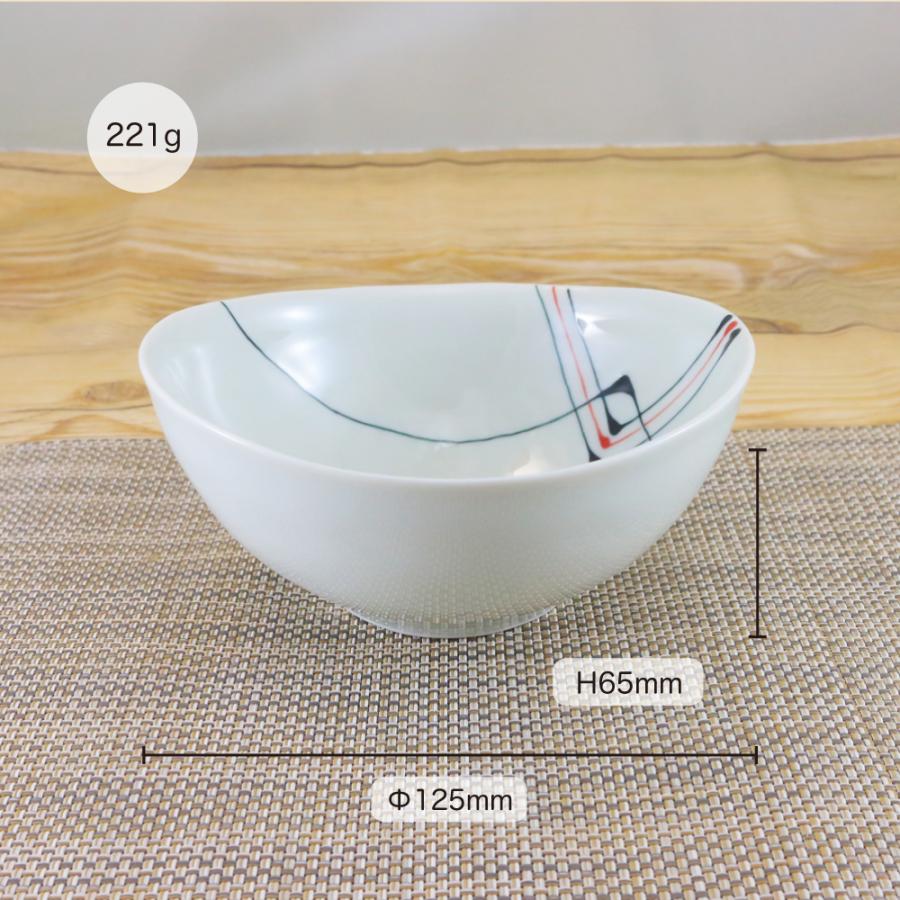 鉢 有田焼 波佐見焼 変形鉢 オリジナル 二色スペースラインおうち
