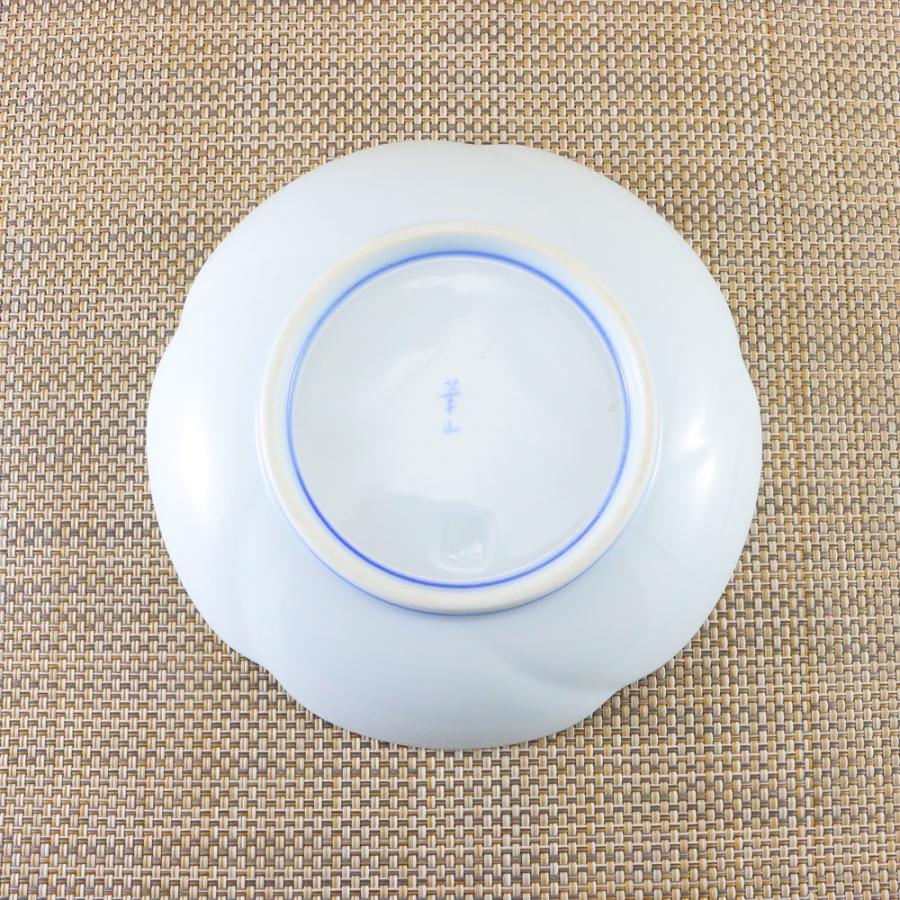 平皿 有田焼 風船銘々皿 銘々皿 花型 手毬柄 色鍋島 中皿 取皿