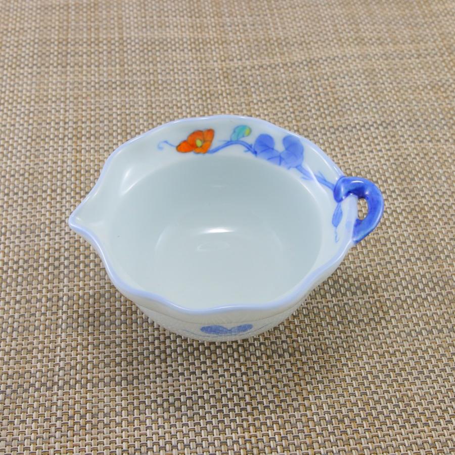 小鉢 有田焼 片口付き 色絵草花紋小付 豆鉢 取っ手付き 色鍋島 小鉢 有田焼 片口付き 色絵草花紋小付 豆鉢 取っ手付き 色鍋島