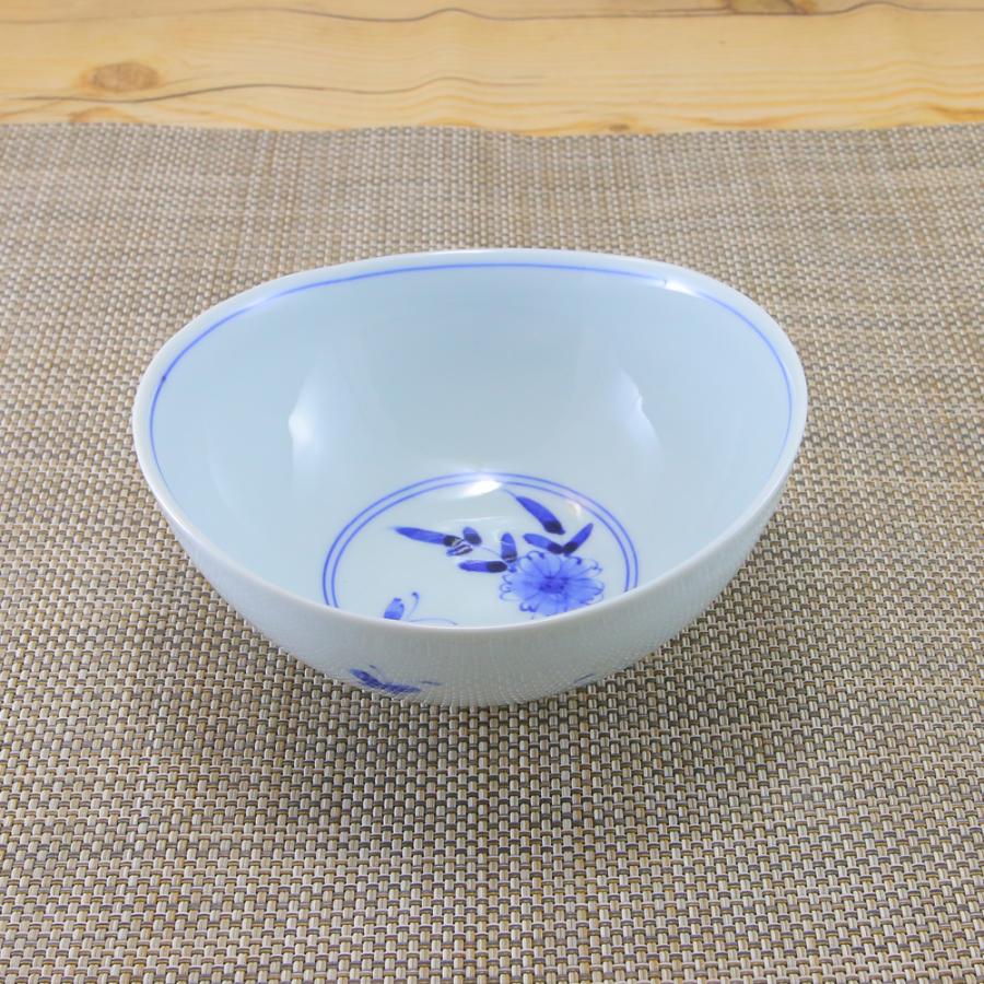 鉢 有田焼 波佐見焼 変形鉢 オリジナル 小蝶花おうちボウル（中） 深鉢