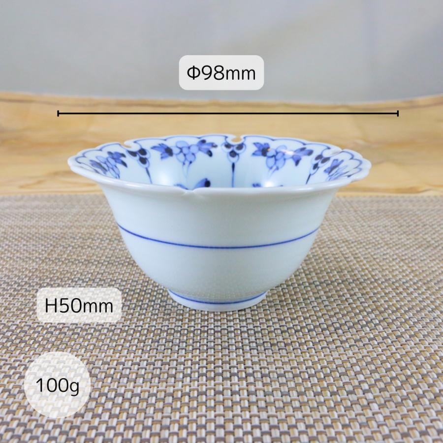 小鉢 有田焼 波佐見焼 丸鉢 割草花兎紋 雪輪小付 取皿 ボウル｜和食器