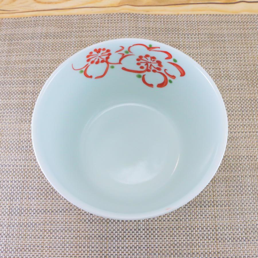 丼（どんぶり） 有田焼 波佐見焼 大輪花丼（赤） 軽量 色違いあり 桜