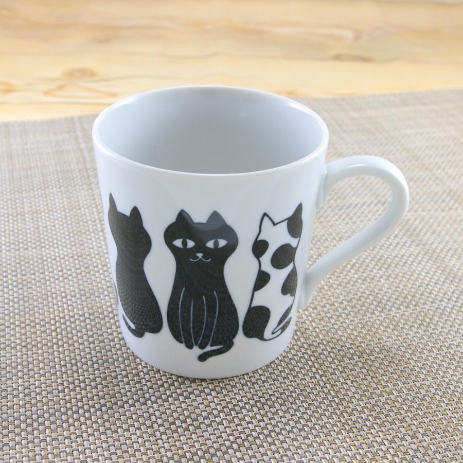 マグカップ 美濃焼 モノクロ猫マグ 軽量 猫 動物 和食器 陶器 三階菱 6 251 有田焼通販 花笑み 通販 Yahoo ショッピング