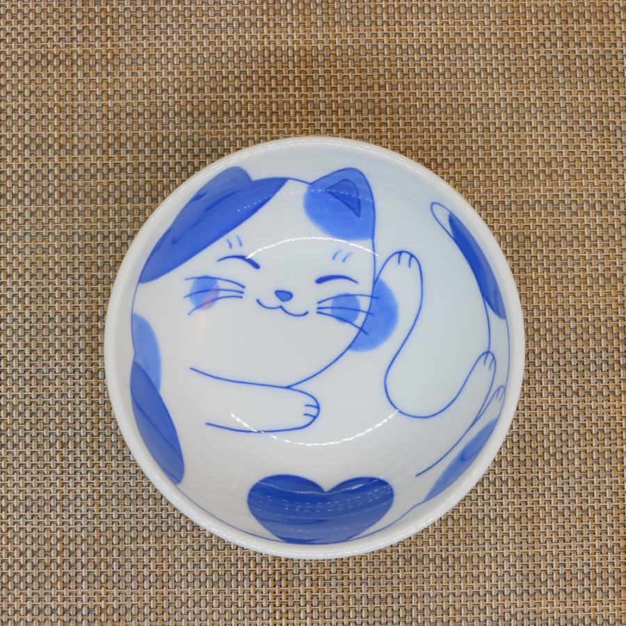 小鉢 美濃焼 ねこちぐら4寸鉢（ミケ）5枚セット 軽量 取皿 ボウル 猫