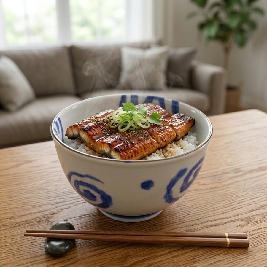 丼（どんぶり） 美濃焼 うず唐草軽量丼（小） 小さめサイズ 唐草模様