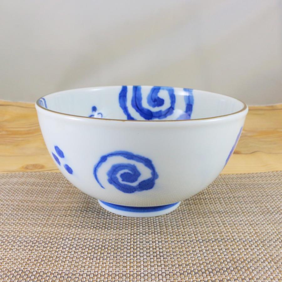 丼（どんぶり） 美濃焼 うず唐草軽量丼（大） 唐草模様 うどん 蕎麦