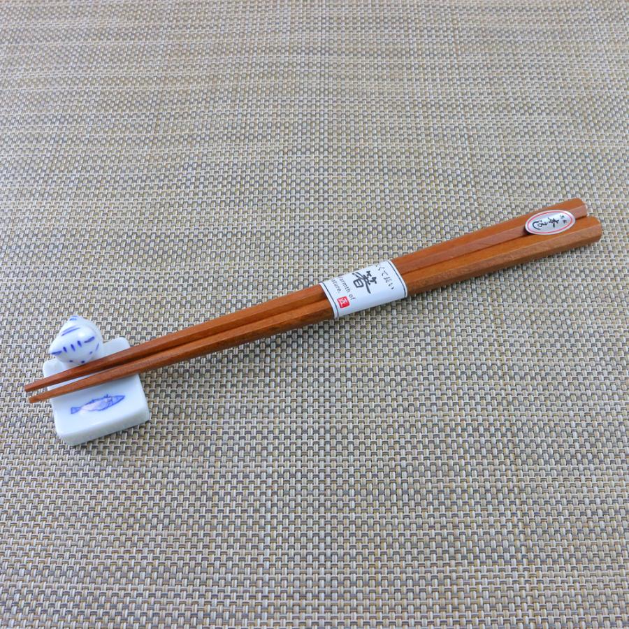 お箸 本漆八角箸ー半鉄木 （23.5cm）つまみやすい 太め（ネコポス配送