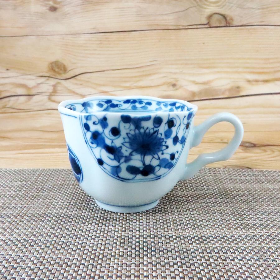 ティーカップ 美濃焼 花伊万里コーヒーカップ＆ソーサー｜和食器 陶器