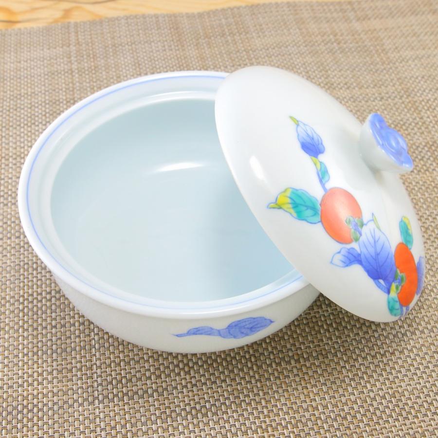蓋物 有田焼 柿絵蓋物 蓋付 赤絵 色鍋島 食品保存容器 梅干し 蓋物 有田焼 柿絵蓋物 蓋付 赤絵 色鍋島 食品保存容器 梅干し