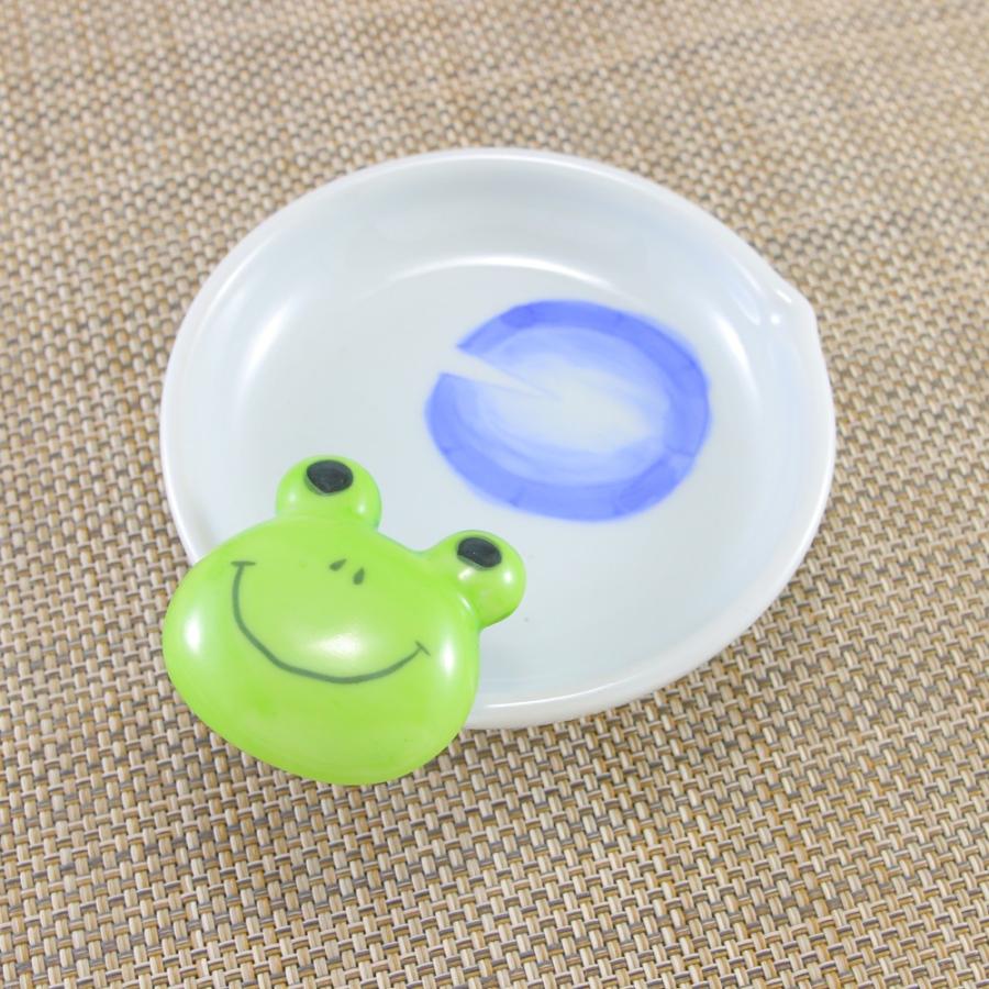 お玉立て 有田焼 波佐見焼 カエルお玉立て かえる 便利｜和食器 陶器