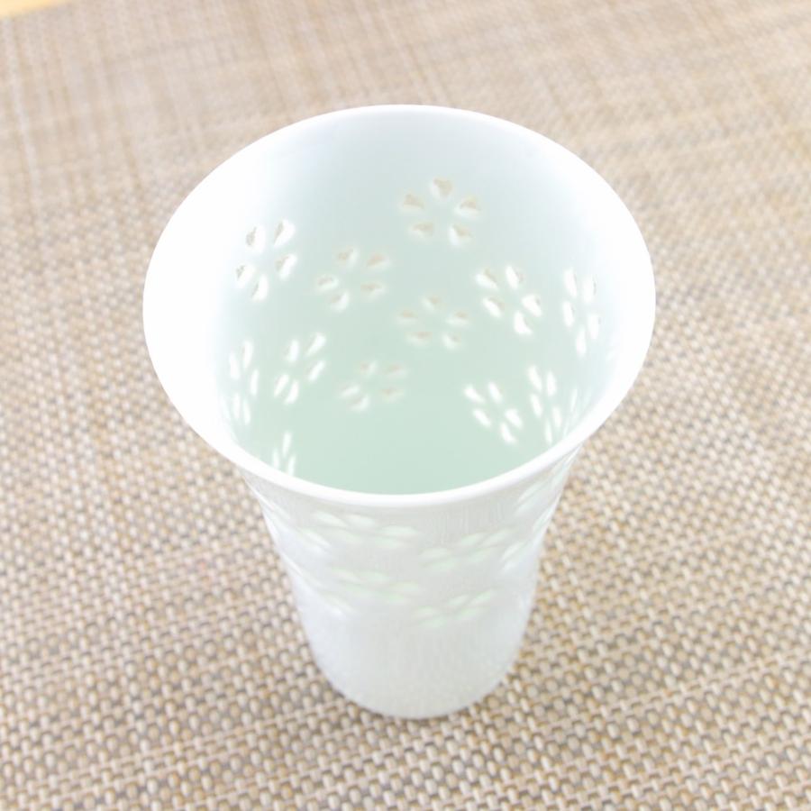 酒器 有田焼 波佐見焼 丹心窯 水晶花詰ビアカップ タンブラー 桜 酒器 有田焼 波佐見焼 丹心窯 水晶花詰ビアカップ タンブラー 桜