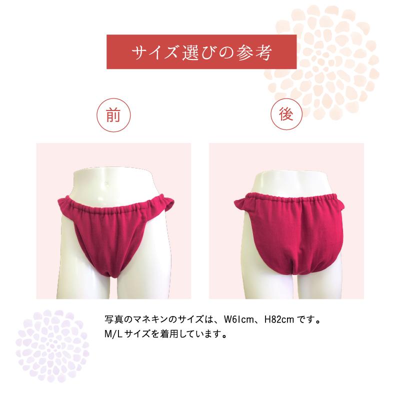 華布（hanafu） ふんてぃ 媛ころも LLサイズ リーフ ふんどしパンツ