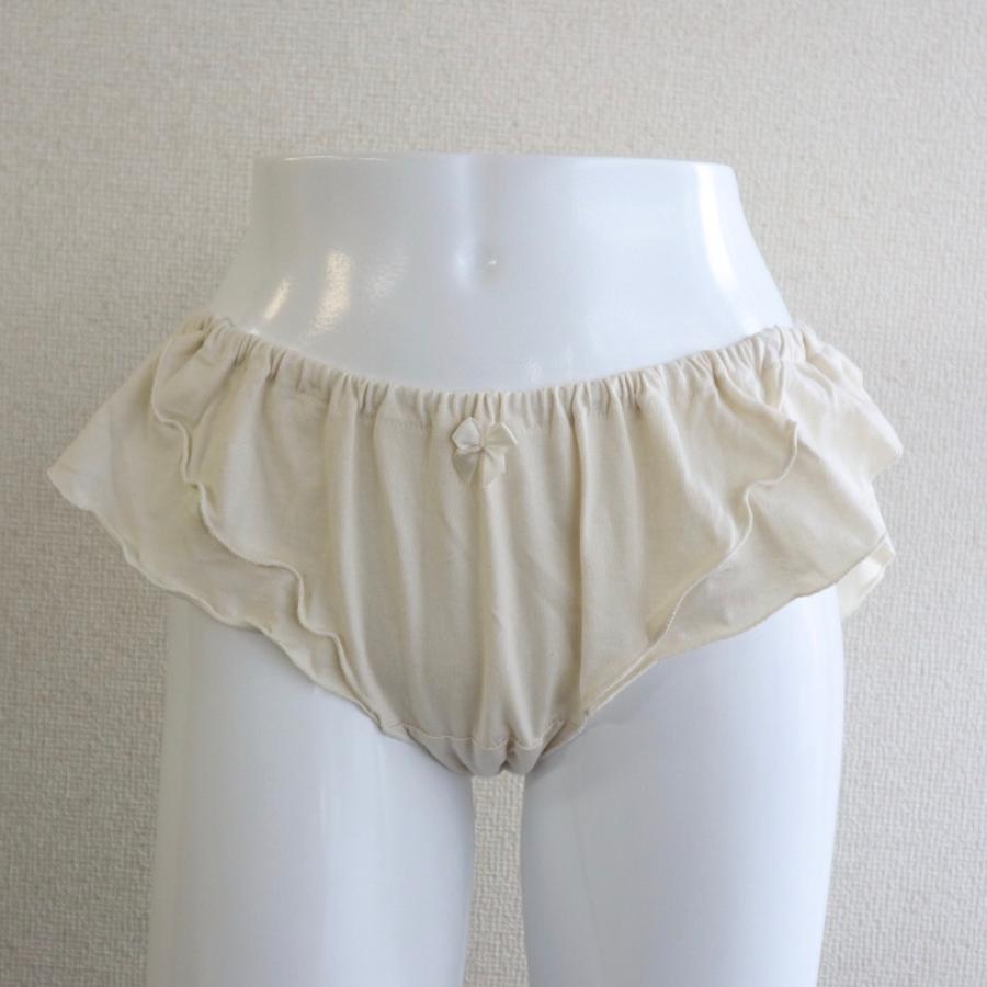 布ライナー専用エアリーショーツ クロッチ二重タイプ フレアー オーガニックコットン 華布 ショーツ 防水布なし ふんどしショーツ | 華布 | 07