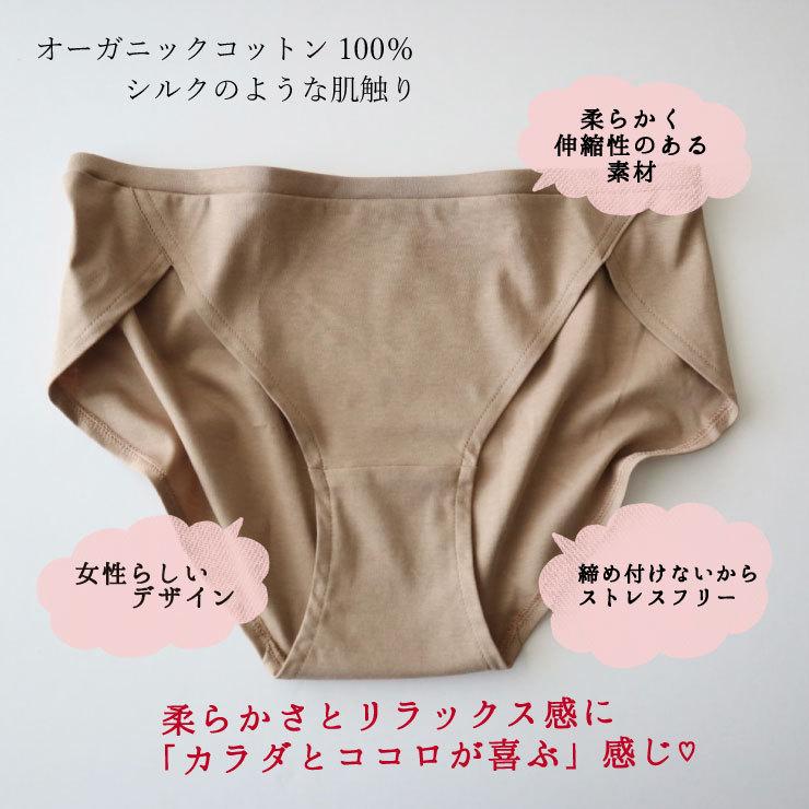 華布（hanafu） 布ナプキン専用 エアリーショーツ クロッチ二重タイプ