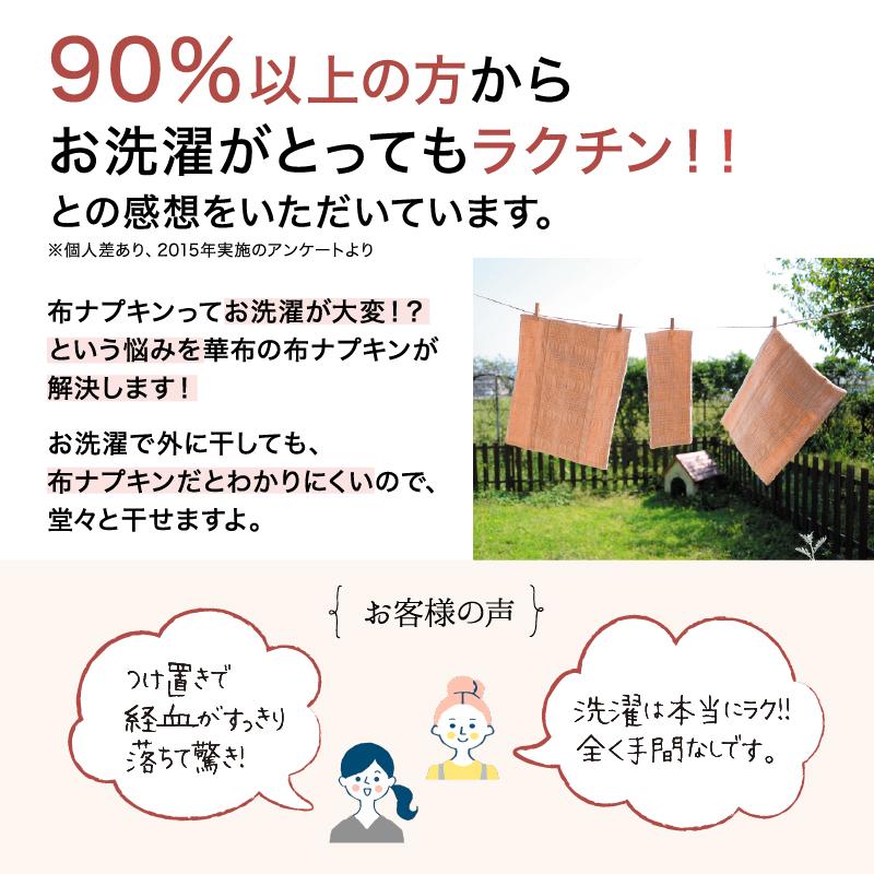 華布（hanafu） 布ナプキン 福袋 2026 セット 星セット シンプル