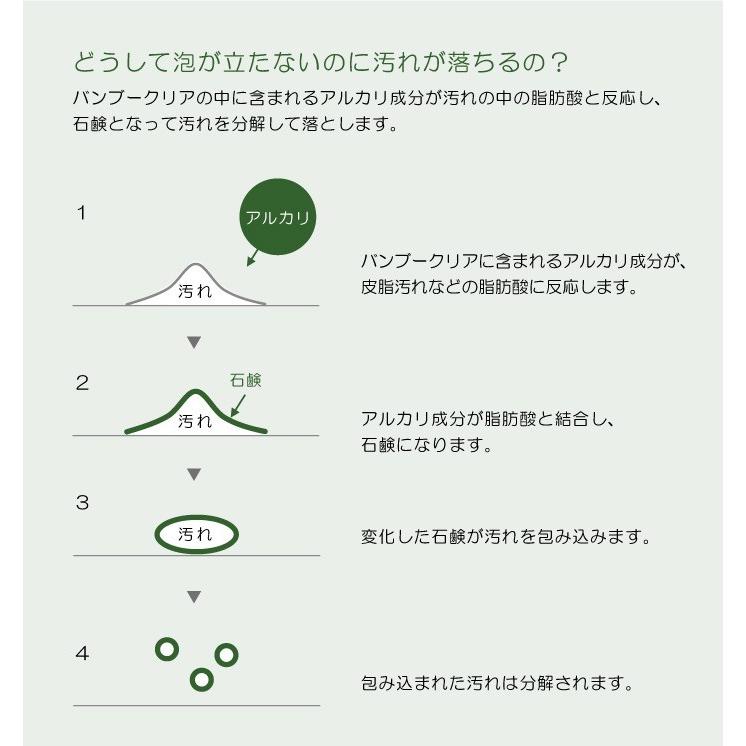天然成分 100％ 無添加 洗濯用 竹 洗剤 Bamboo Clear バンブークリア 3L 詰替 パックタイプ 草木染め シルク 食洗機 赤ちゃん 敏感肌 洗剤 |  | 04