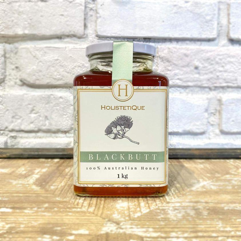 （aaa）HTQ Blackbutt 1KG　ブラックバット　生蜂蜜　1個 HOLISTETIQUE】ブラックバット 生蜂蜜 オーストラリア産 - 1kg
