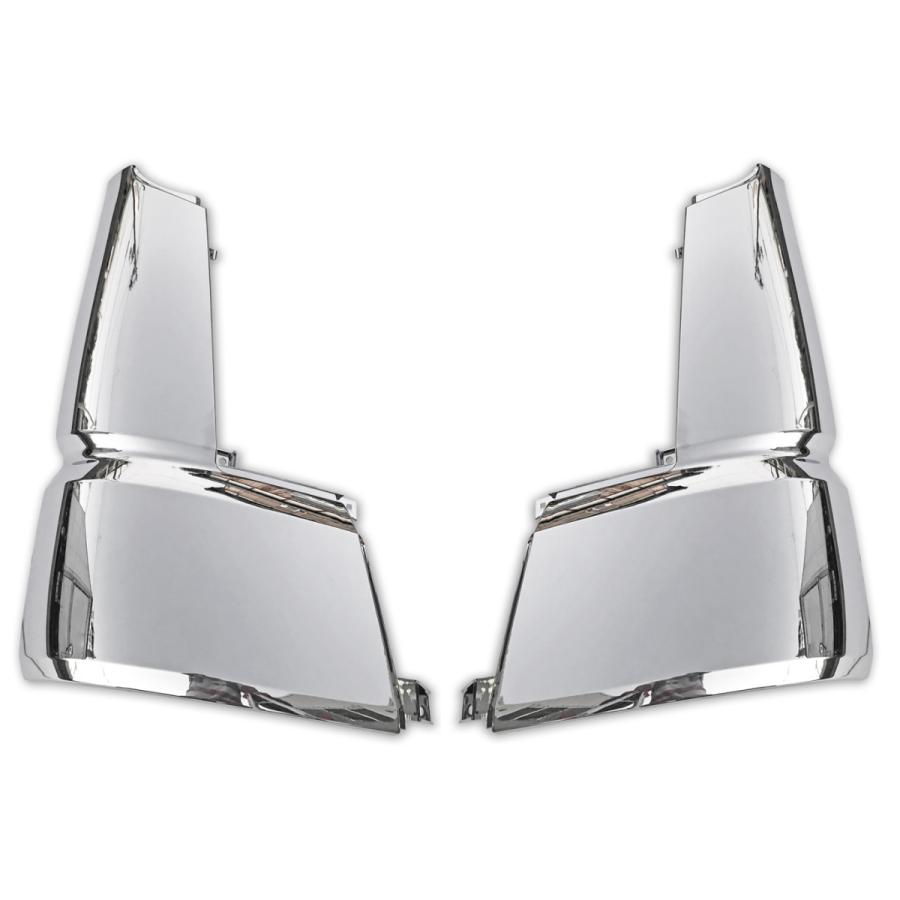 三菱 ふそう 17 スーパーグレート メッキ コーナー パネル コーナー