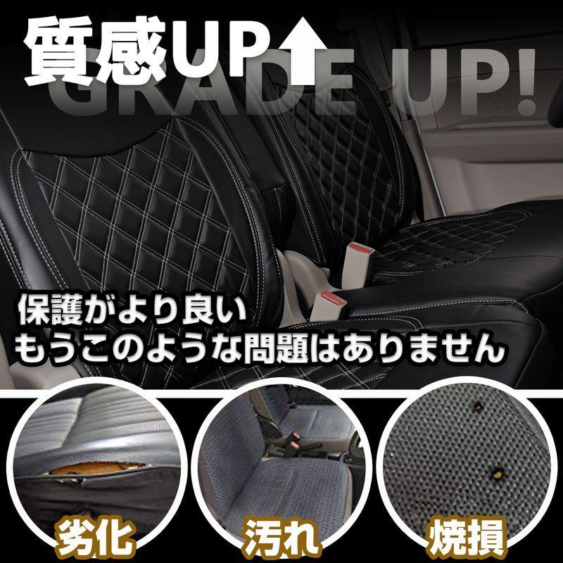 シートカバー デュトロ ダイナ トヨエース H11.5~ 標準 ダブルキャブ 