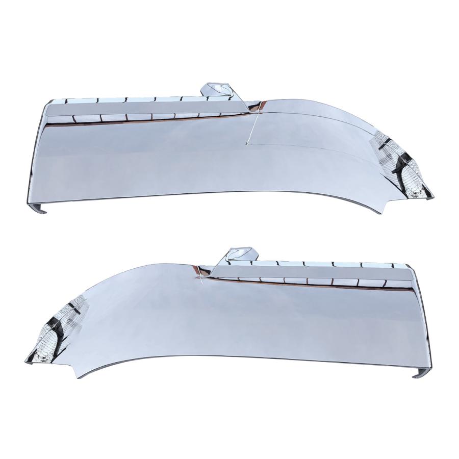 ふそう 17スーパーグレート/07スーパーグレート メッキ フェンダーカバー ふそう17スーパーグレート/07スーパーグレート トラバースステップ無し