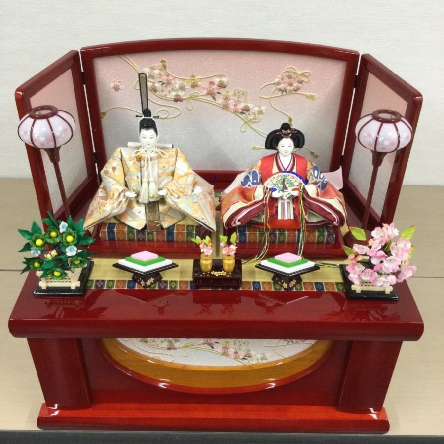 雛人形 コンパクト おしゃれ かわいい ひな人形 木製 木 収納飾り 親王飾り 「扇桜」     商品情報    雛人形　扇桜【収納飾り】【箱型収納】【親王飾り】飾り寸法　間口65×奥行44×高さ60cm収納時…　間口65×奥行