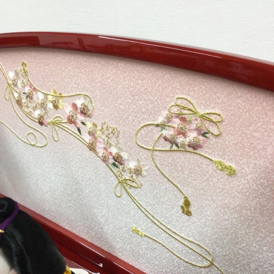 雛人形 コンパクト おしゃれ かわいい ひな人形 木製 木 収納飾り 親王飾り 「扇桜」     商品情報    雛人形　扇桜【収納飾り】【箱型収納】【親王飾り】飾り寸法　間口65×奥行44×高さ60cm収納時…　間口65×奥行