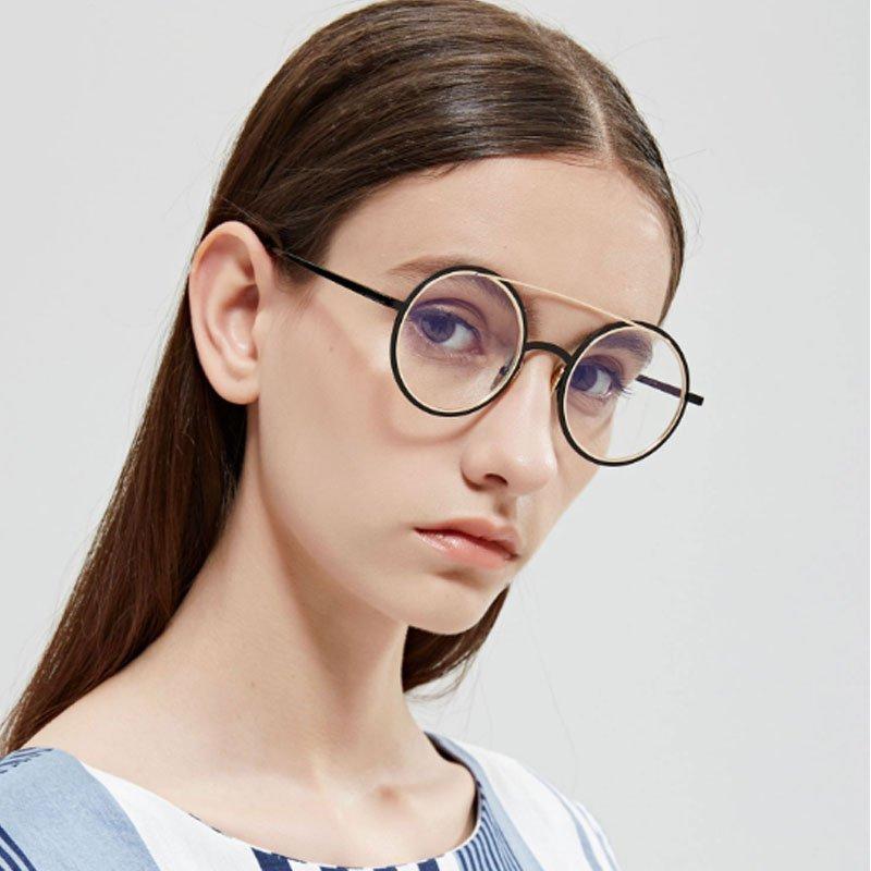 メガネ レディース メンズ 丸メガネ 大きいサイズ メタルフレーム 軽量 度なし シンプル ファッション 小物 P ハナ ストア 通販 Yahoo ショッピング