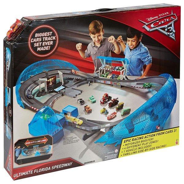 人気ショップが最安値挑戦 カーズ3 おもちゃ フロリダ スピードウェイ 車 レース ディズニー ピクサー トラックセット 玩具 スポーツカー 男の子 子供 家遊び プレゼント クリスマス Cars 3 通常便は送料無料 大特価アウトレット