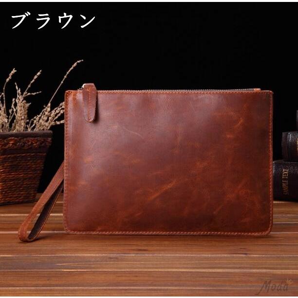 クラッチバッグ メンズ ビジネスバッグ 本革 牛革 セカンドバッグ スマホ入れ お札入れ 手持ち ストラップ付 レザーバッグ 長持ち 軽量 2msnb1902 Moda Ksw 通販 Yahoo ショッピング