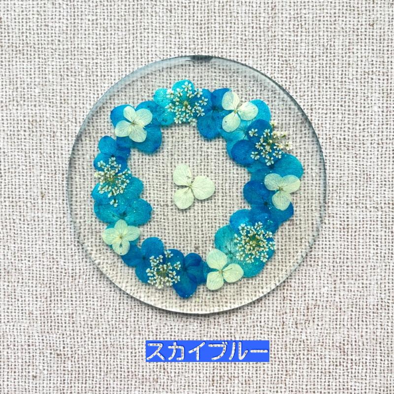 ハンドメイドのフラワーコースター【デザインB 】 名入れ可能 1枚から