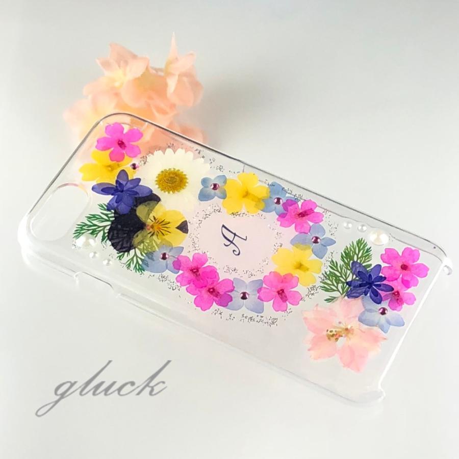 ハンドメイドの 押し花 Iphone ケース No 661 押し花 レジン アイフォンケース 花柄 お好きなイニシャル入れられます Iphone6 661 はなはなぐりゅっけ 通販 Yahoo ショッピング