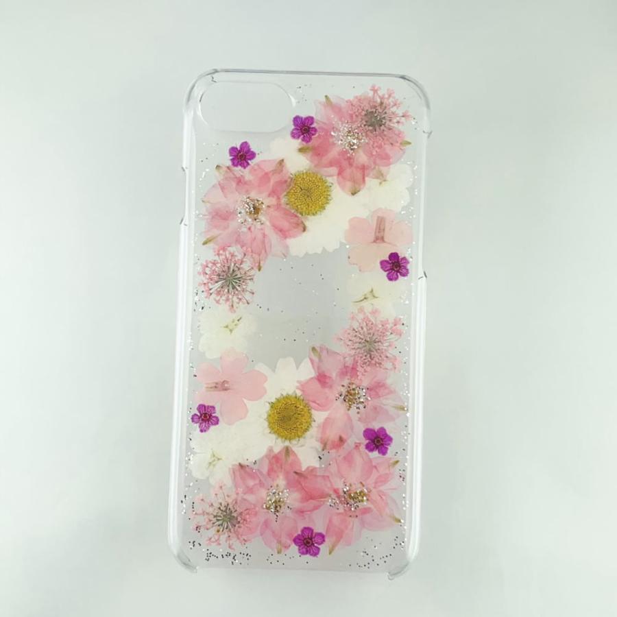 ハンドメイドの 押し花 Iphone ケース No 802 押し花 レジン アイフォンケース 花柄 押し花をｕｖレジンでコーティング Uv はなはなぐりゅっけ 通販 Yahoo ショッピング