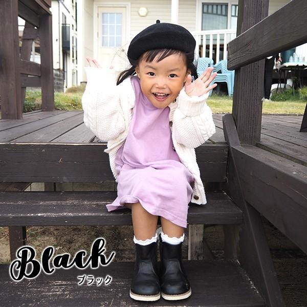 mini rodini 花柄ベレー帽・パンツセット キッズ ベレー帽 秋 冬 ニットベレー ウール かわいい おしゃれ 親子