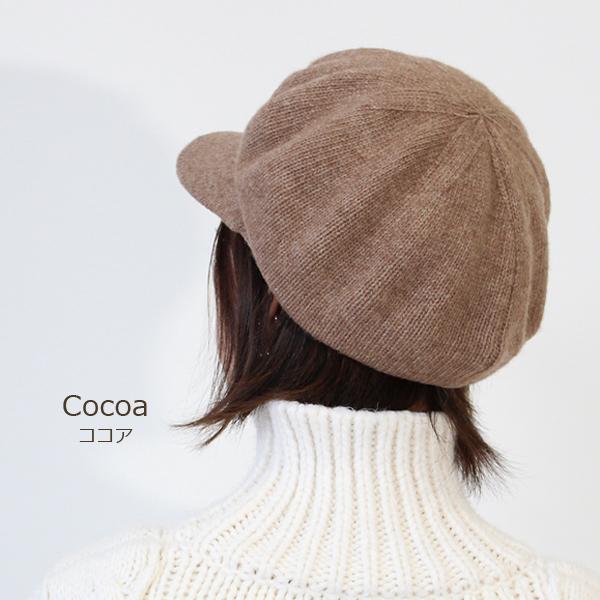 バーガンディ ウール ニット キャスケット つば付き ニット帽 秋冬 キャスケット 帽子 レディース メンズ 秋 冬