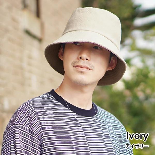 メンズ 秋冬 ハット UVカット コーデュロイハット 大きいサイズ 深め