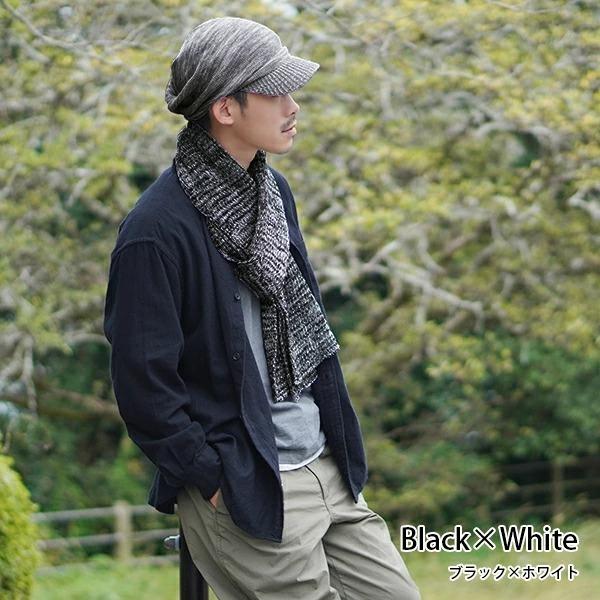 マフラー メンズ スヌード 秋冬 コットン 男性 防寒 ネックウォーマー