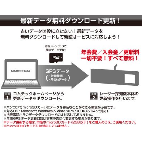 コムテック(COMTEC)超高感度GPSミラーレーダー探知機 ZERO 52M｜hanahana3｜03