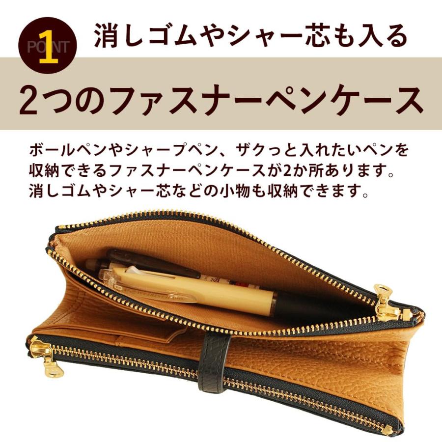 CCOMPANY LIMITED ペンケース ルポ2セカンド 本革 イタリアンレザー