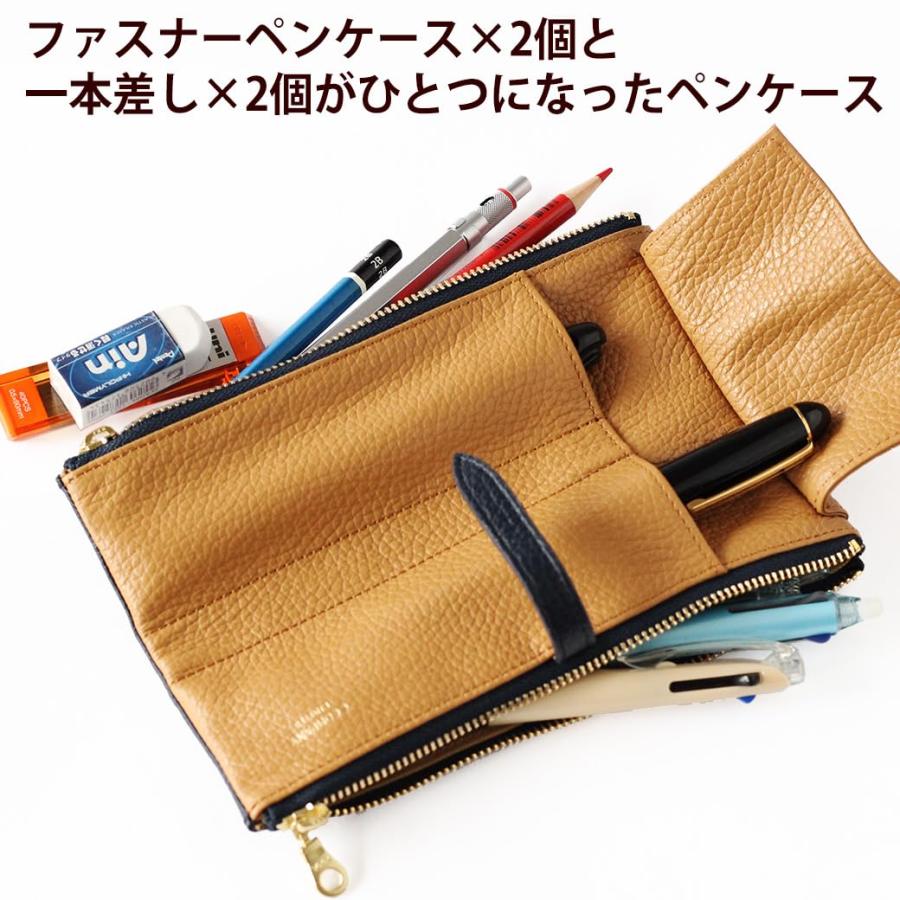 CCOMPANY LIMITED ペンケース ルポ2セカンド 本革 イタリアンレザー