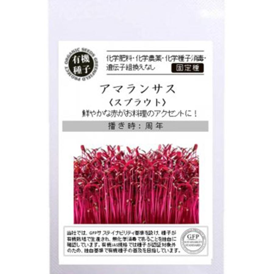 有機種子 アマランサス スプラウト S 1 8ｇ 種蒔時期 周年 Tane Amaransasu Sp001 苗木部 花ひろばオンライン 通販 Yahoo ショッピング