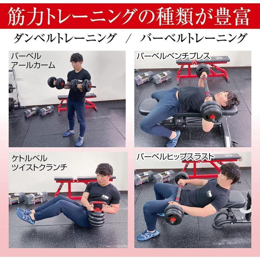 可変式 ダンベル 20kg 3バージョン 筋トレ トレーニング 送料無料 