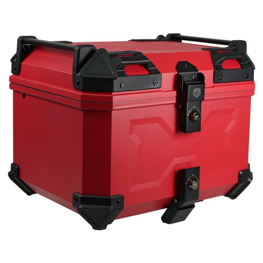 リアボックス 約45L 背もたれ ABS バイク トップケース バイクリア
